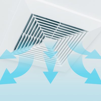 Ceiling,Air,Duct,Air,Conditioner,Vent,Illustrate,Airway,Blowing,Direction